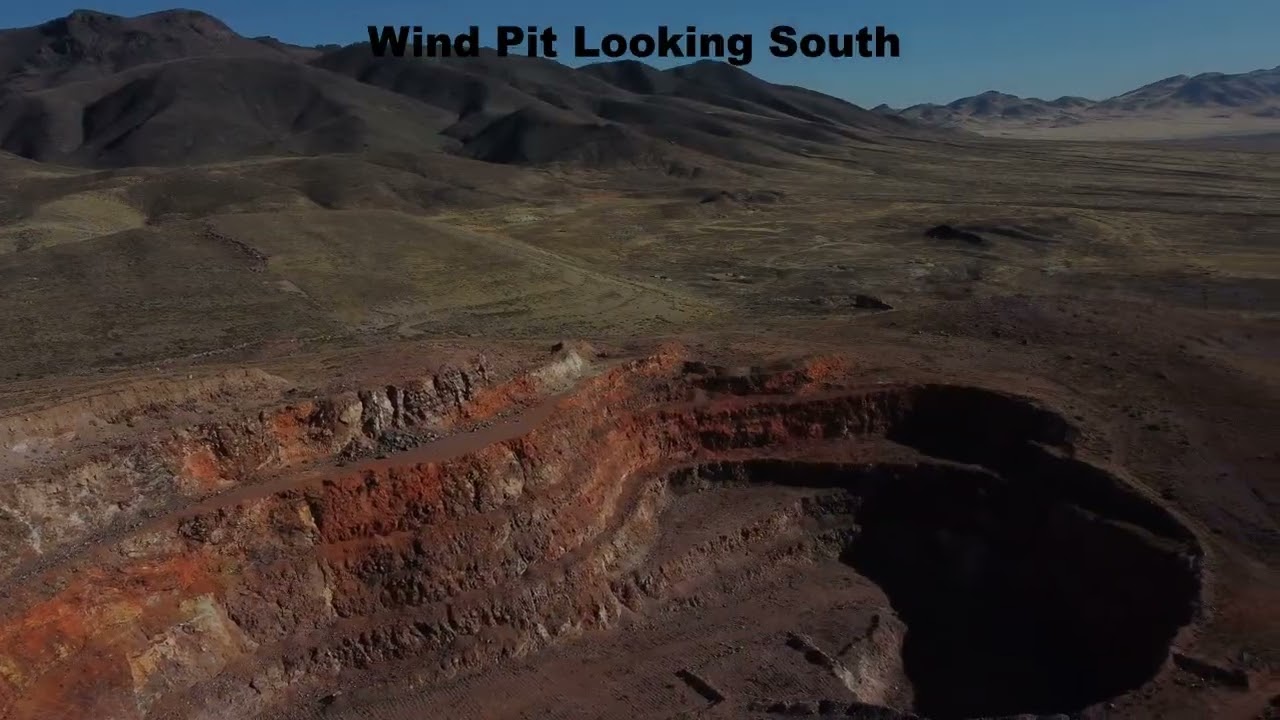 WIND MOUNTAIN: Bravada Gold, Wind Mountain Project in a Drone video